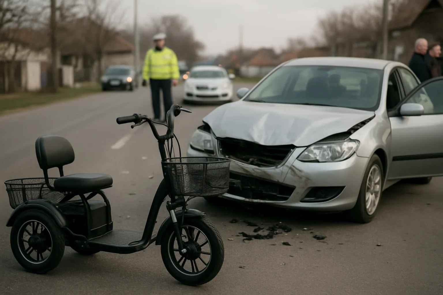 Accident cu triciclu electric la Călinești-Oaș