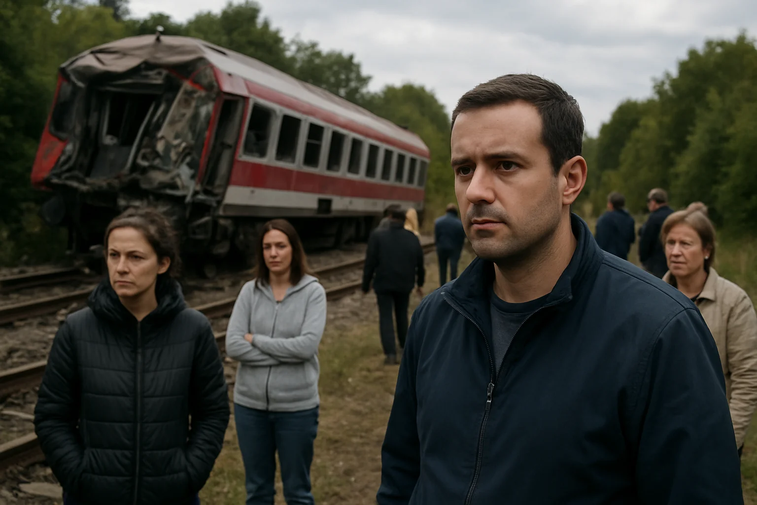 Accident feroviar în Balta Blondă: un rănit, tren cu 50 de pasageri