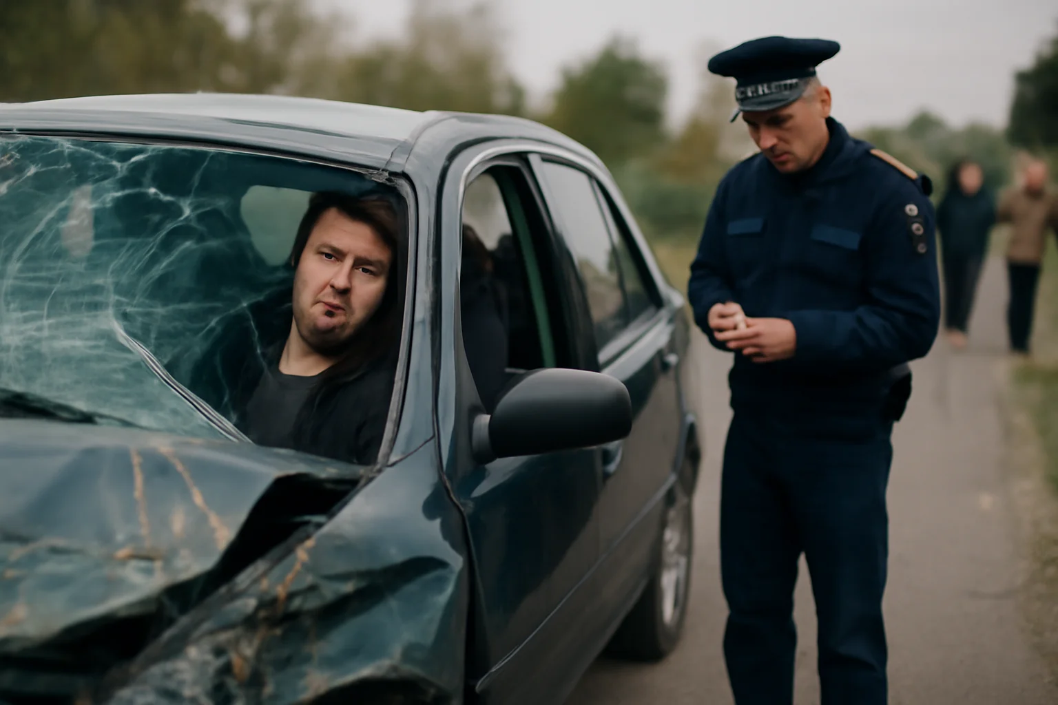 Accident grav la Livada provocat de un tânăr băut