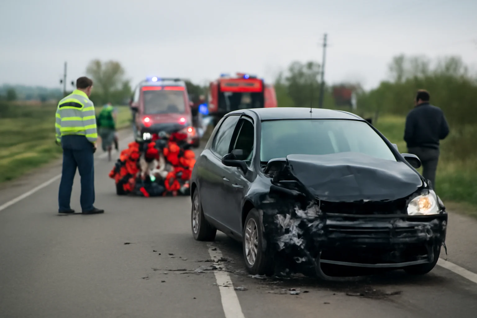 Accident rutier cu victime pe centura Careiului, județul Satu Mare