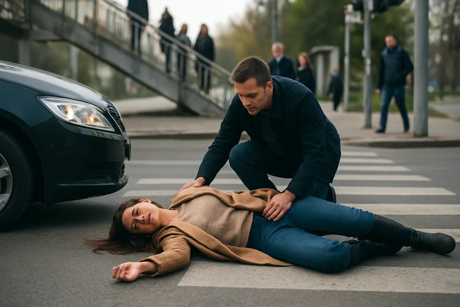 Accident rutier în Satu Mare: Femeie lovită pe trecere