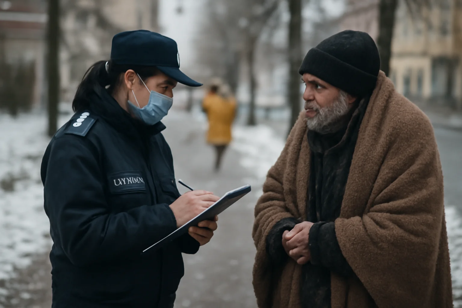 Acțiuni de identificare a persoanelor fără adăpost în Satu Mare, intensificate din cauza gerului