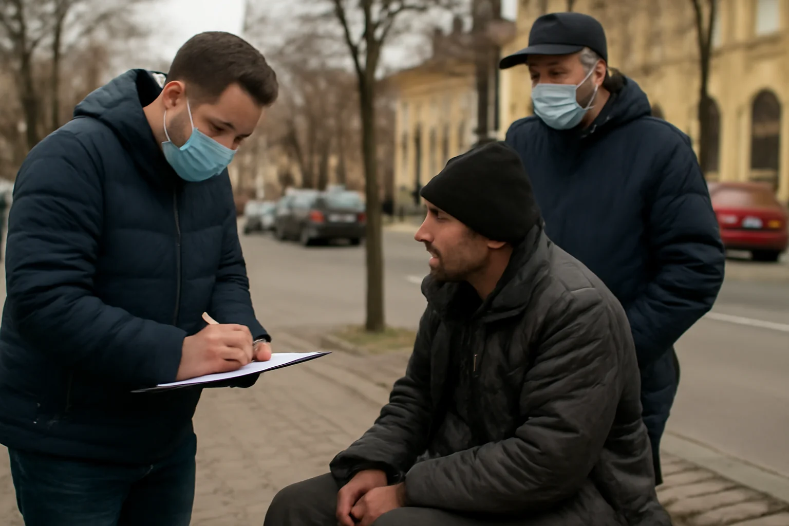 Acțiuni nocturne pentru identificarea persoanelor fără adăpost în municipiul Satu Mare