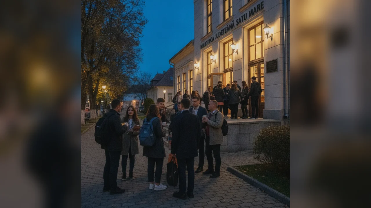 Biblioteca Județeană Satu Mare, deschisă până noaptea pe 2 octombrie