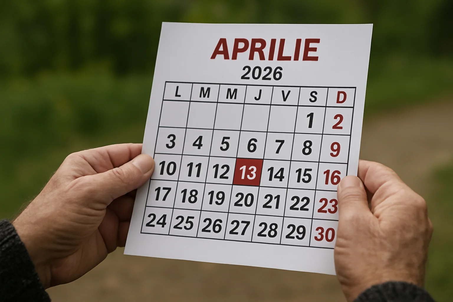 Calendar ortodox – 2026-04-13