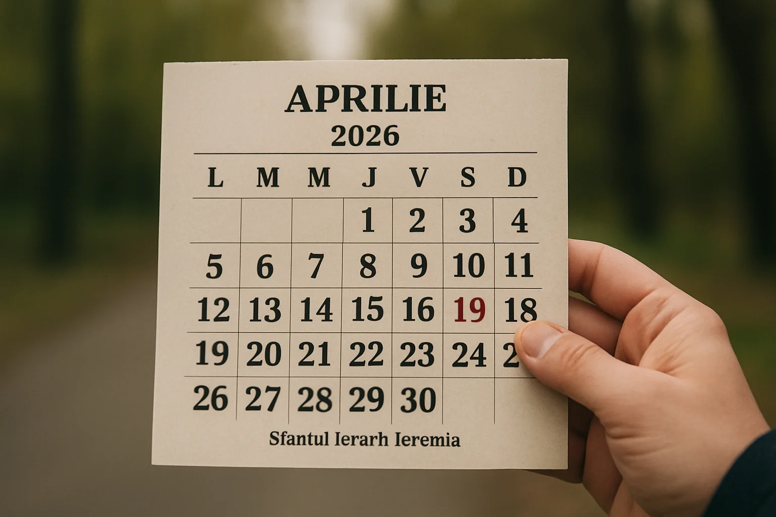 Calendar ortodox – 2026-04-19
