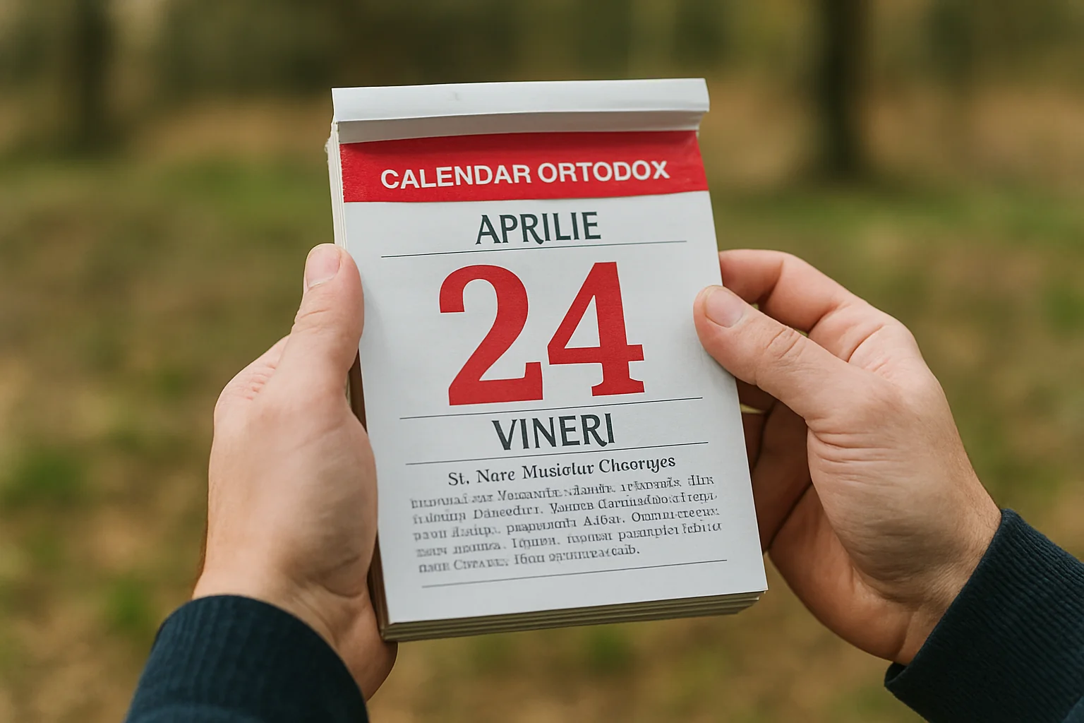 Calendar ortodox – 2026-04-24