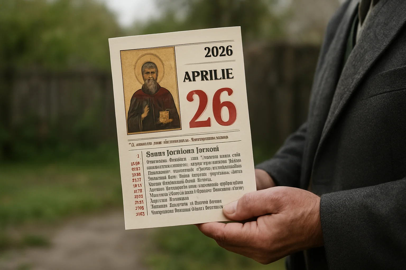 Calendar ortodox – 2026-04-26