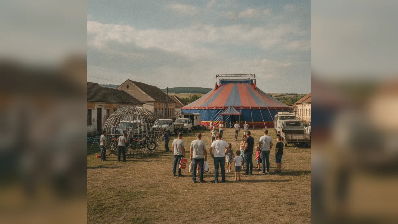Circo Castillo aduce Globul Morții la Medieșu Aurit, în premieră