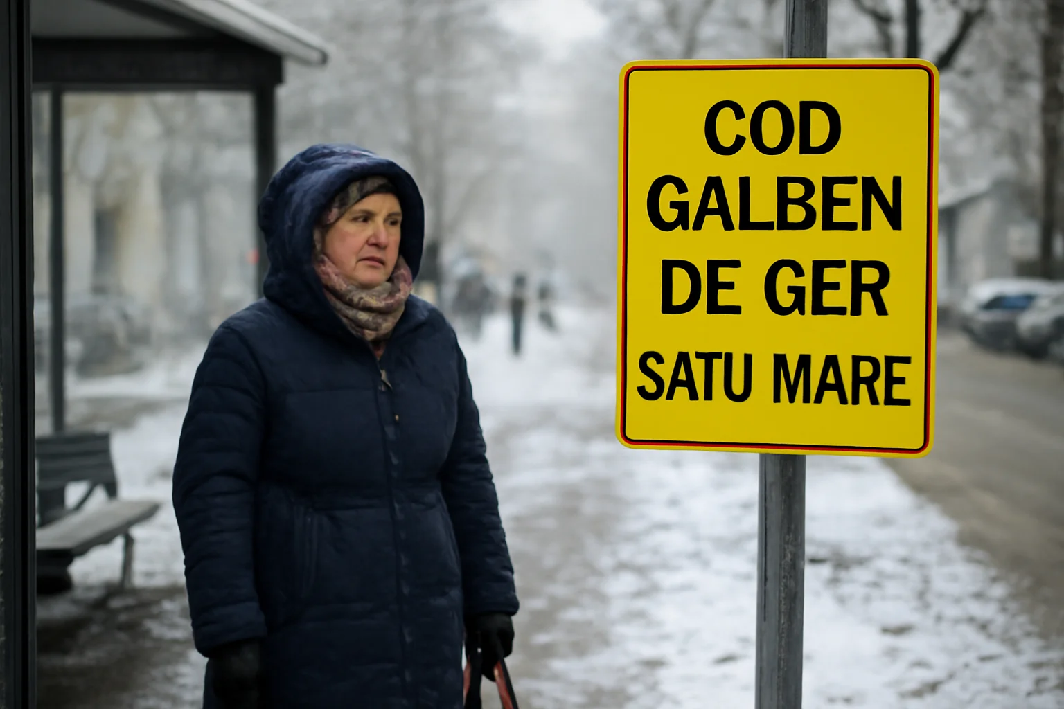 Cod galben de ger prelungit în Satu Mare: temperaturi între -20 și -10 grade Celsius