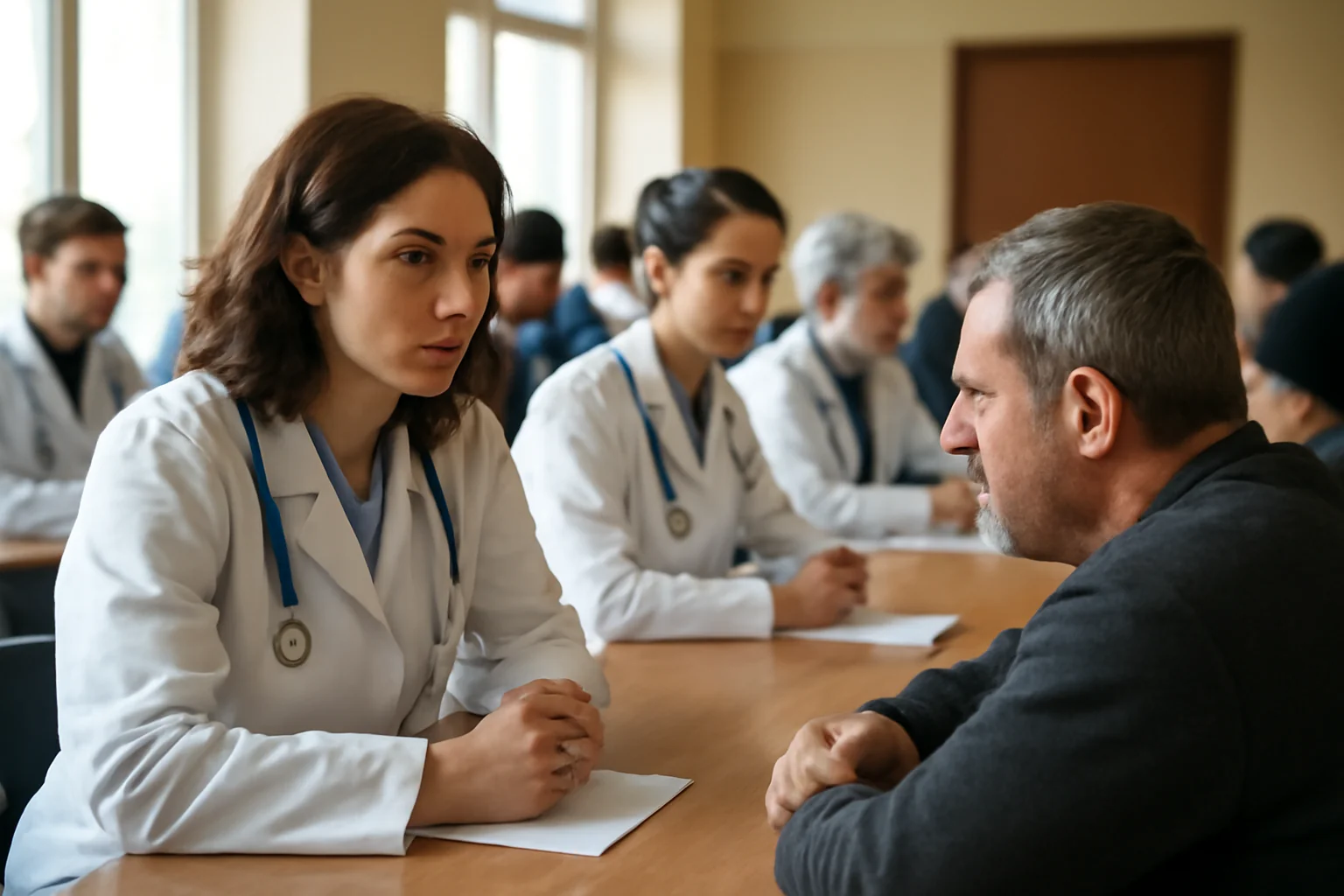 Consultații medicale gratuite pentru 700 de persoane în Negrești