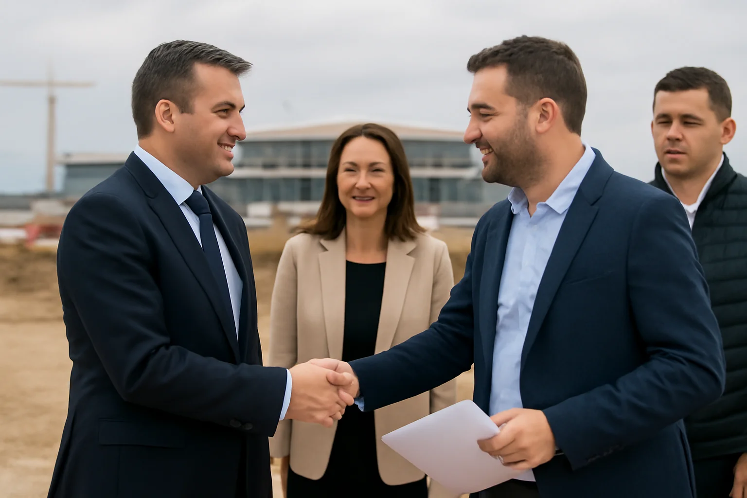 Contract de aproape 1 milion lei pentru supravegherea șantierului Aeroportului Satu Mare
