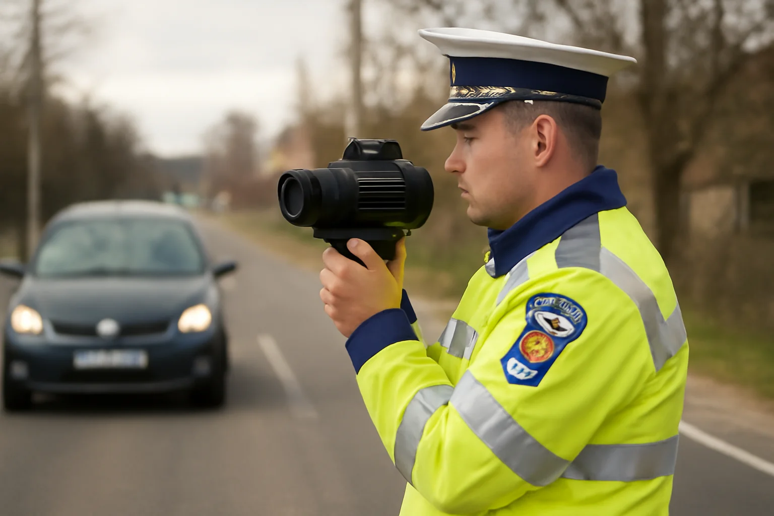 Controale intensificate în Satu Mare pentru șoferii care depășesc viteza, în cadrul acțiunii ROADPOL – SPEED
