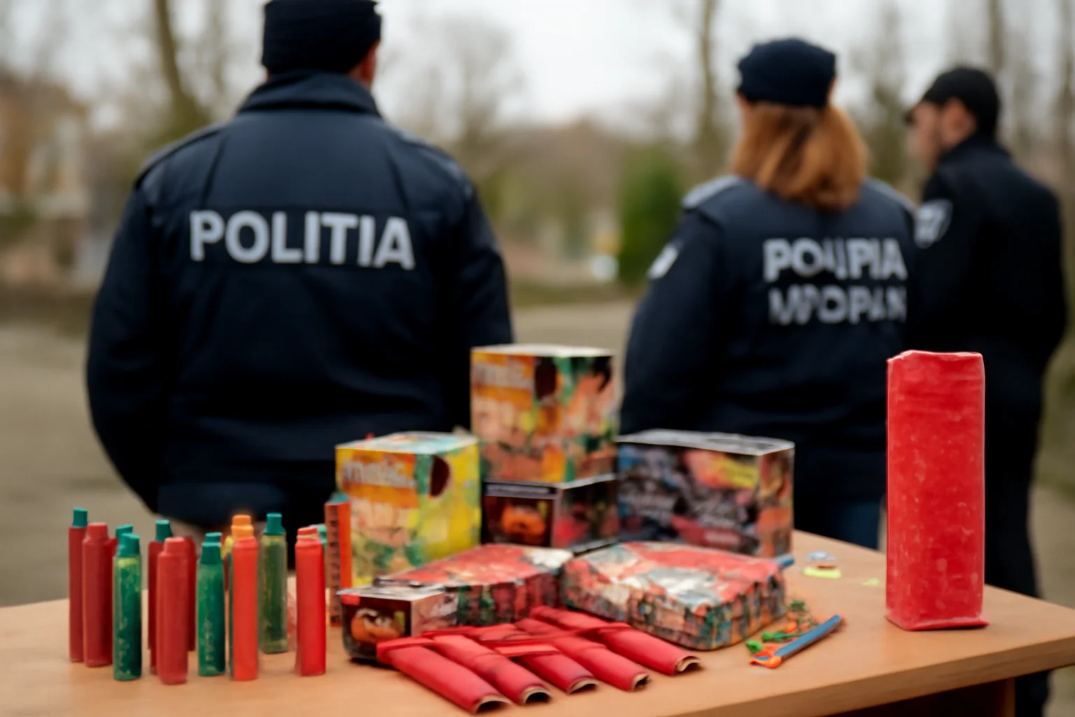 Controale la articole pirotehnice în Satu Mare: sute de kilograme confiscate în cadrul Planului „Pirotehnic”