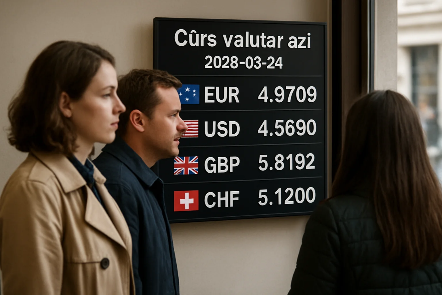 Curs valutar azi (BNR) – 2026-03-24