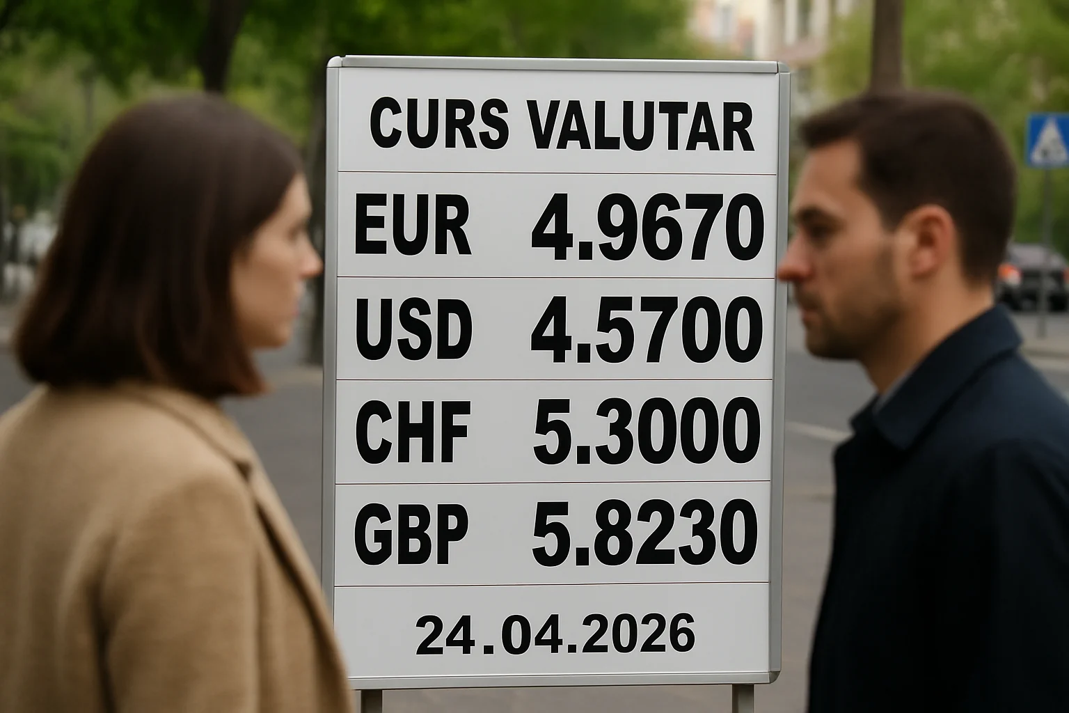 Curs valutar azi (BNR) – 2026-04-24