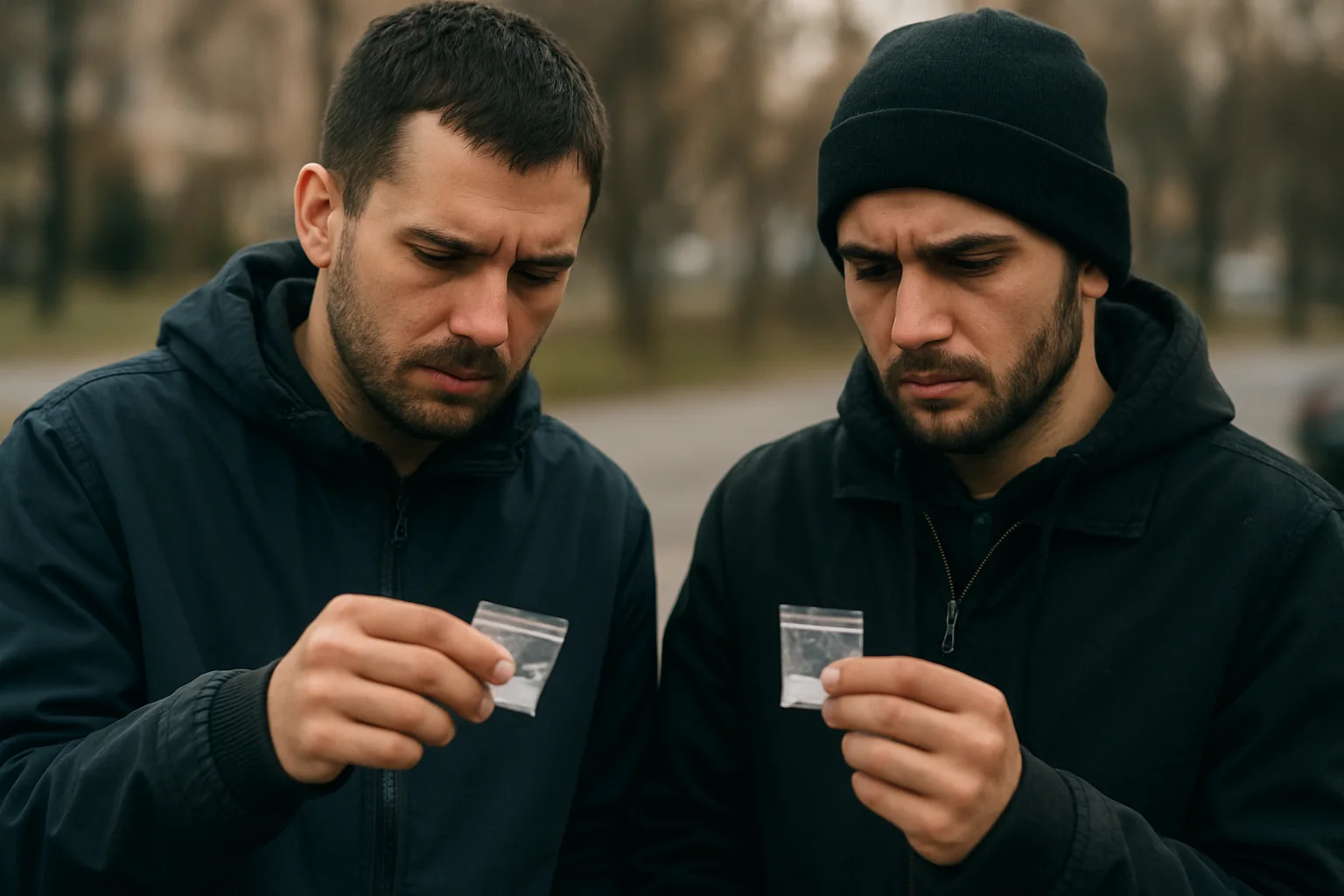 Doi bărbați depistați cu substanțe suspecte în Satu Mare