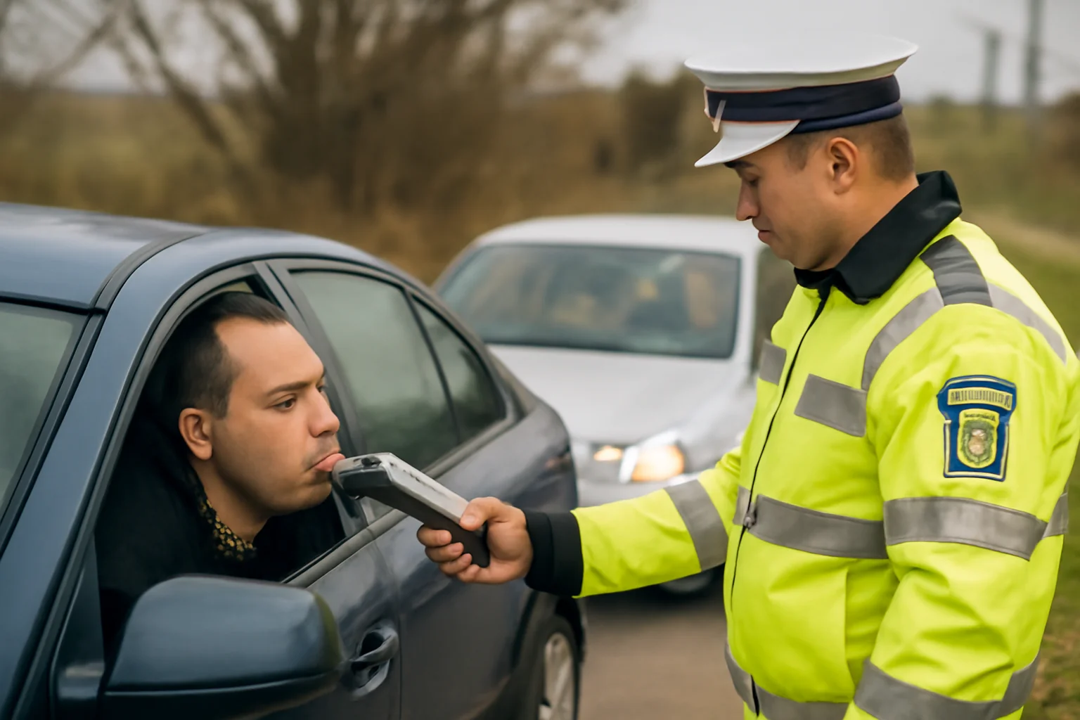 Doi conducători auto sub influența alcoolului depistați succesiv de poliție în aceeași localitate din Satu Mare