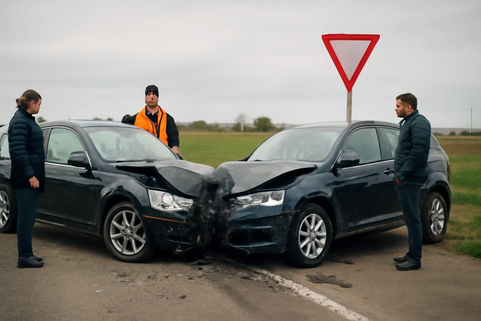 Doi șoferi răniți în urma unui accident rutier la Odoreu, județul Satu Mare