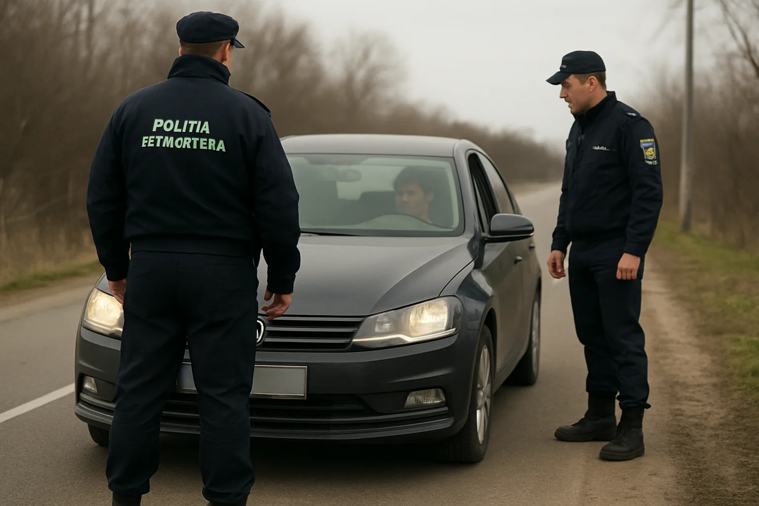 Dosar penal pentru vehicul cu numere false în Urziceni