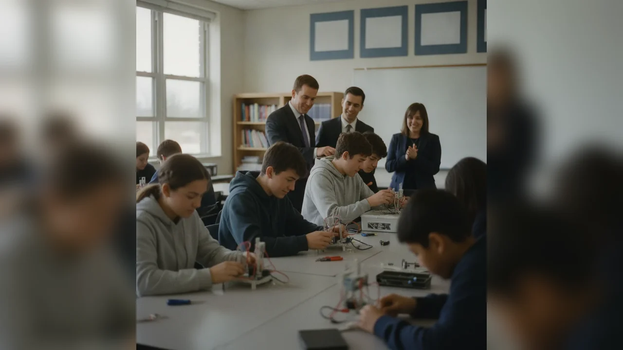 Elevii din Satu Mare au explorat robotica cu un robot umanoid NAO