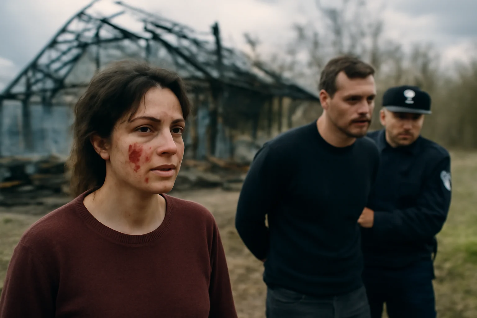 Fermă din Necopoi, județul Satu Mare, cuprinsă de flăcări după un conflict în familie