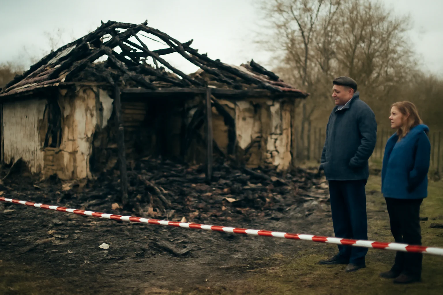 Gospodăria din Ardud Vii, mistuită de flăcări devastatoare