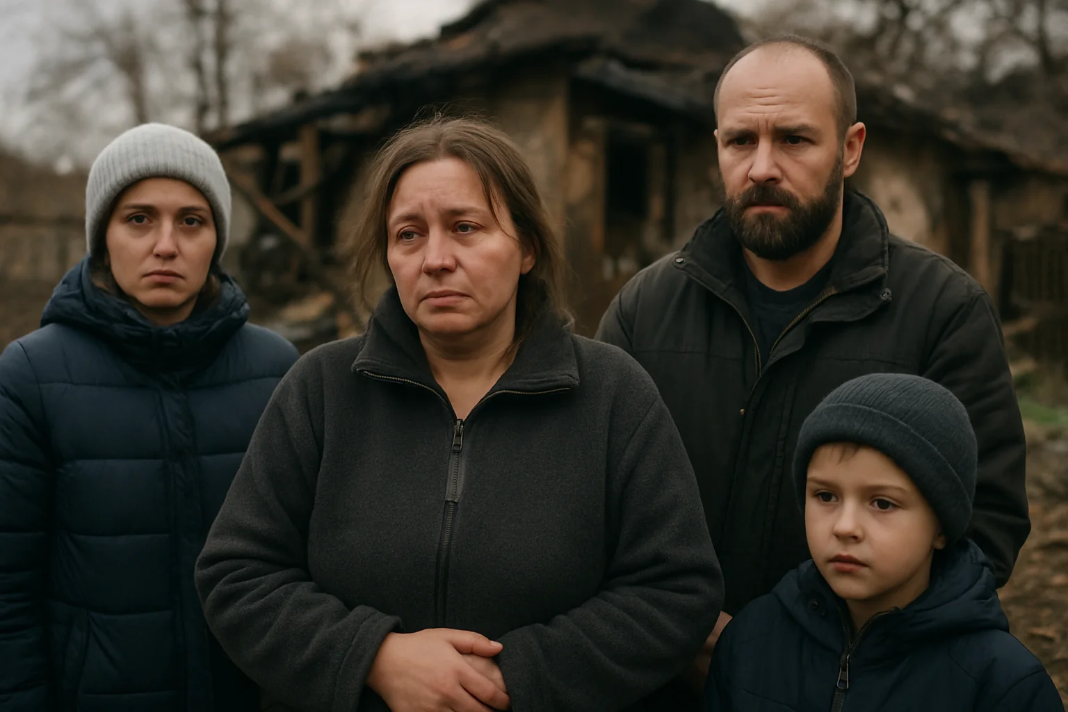 Incendiu în Petea: Apel pentru o familie rămasă fără casă