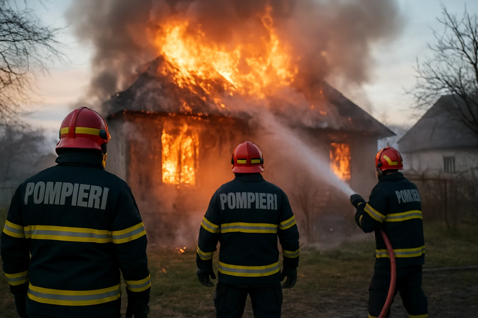 Incendiu la o casă pe strada Ulmului din Satu Mare