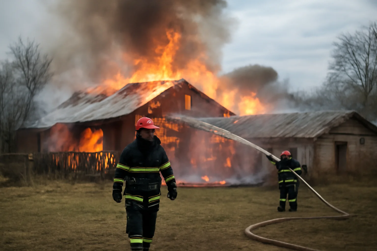 Incendiu la o fermă din Satu Mare: zeci de porci morți și sute de animale salvate la Moftinu Mare