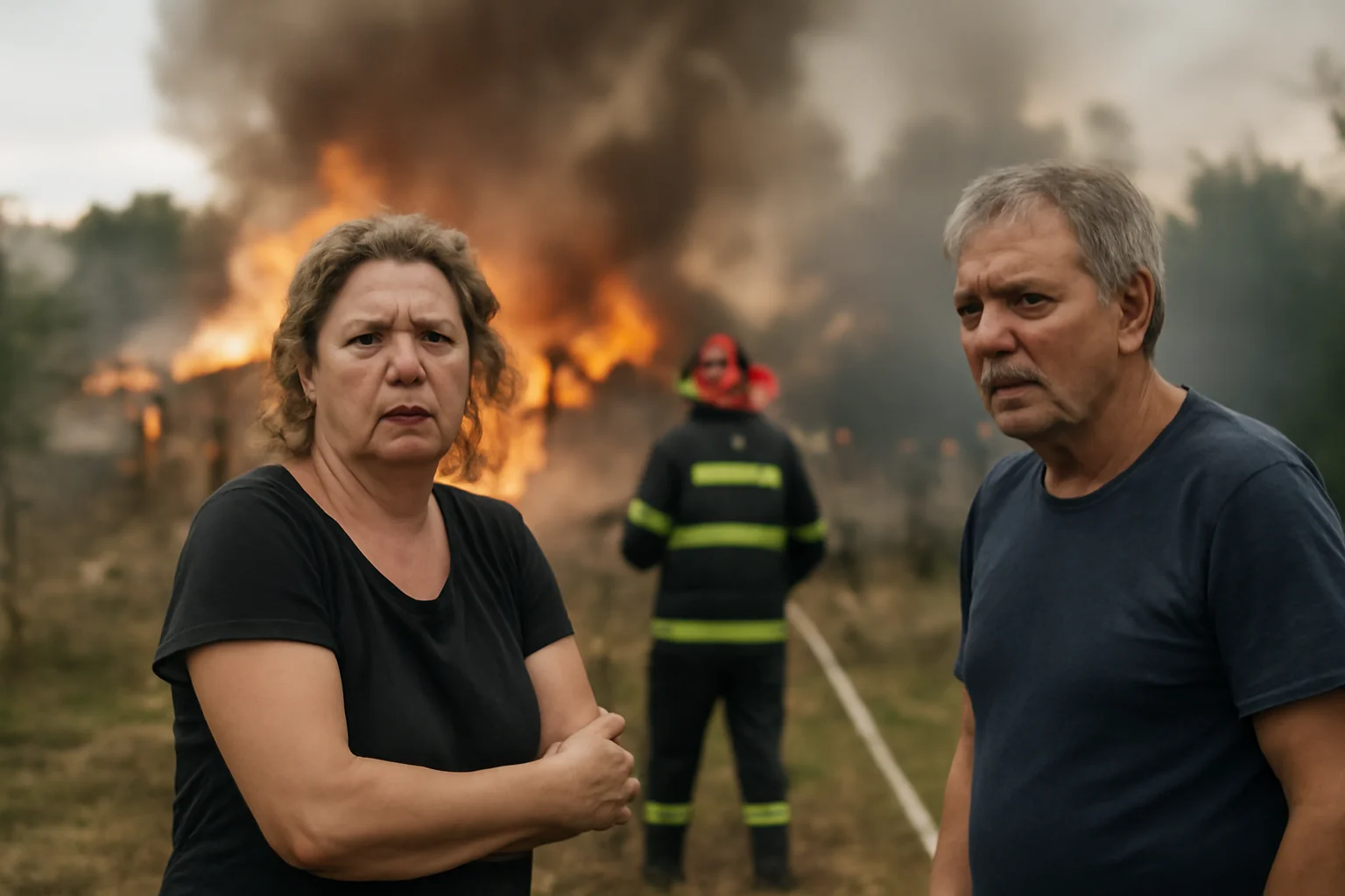 Incendiu la o locuință din județul Satu Mare, în toiul nopții: două persoane afectate