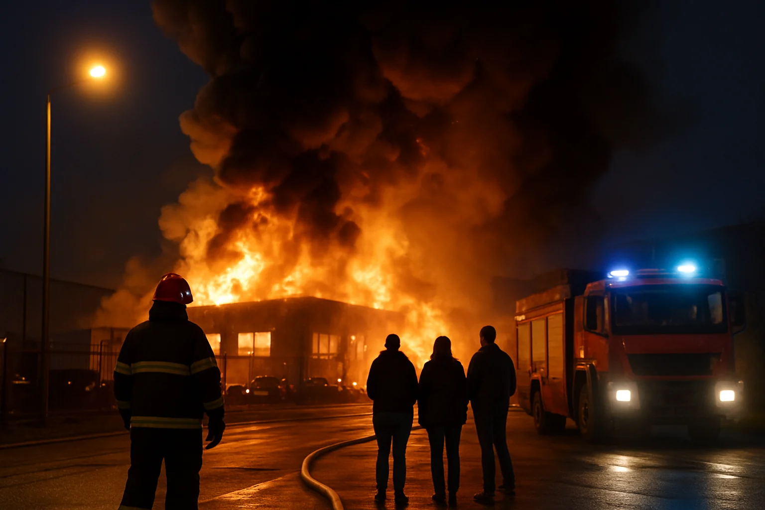 Incendiu la un transformator în Parcul Industrial Satu Mare