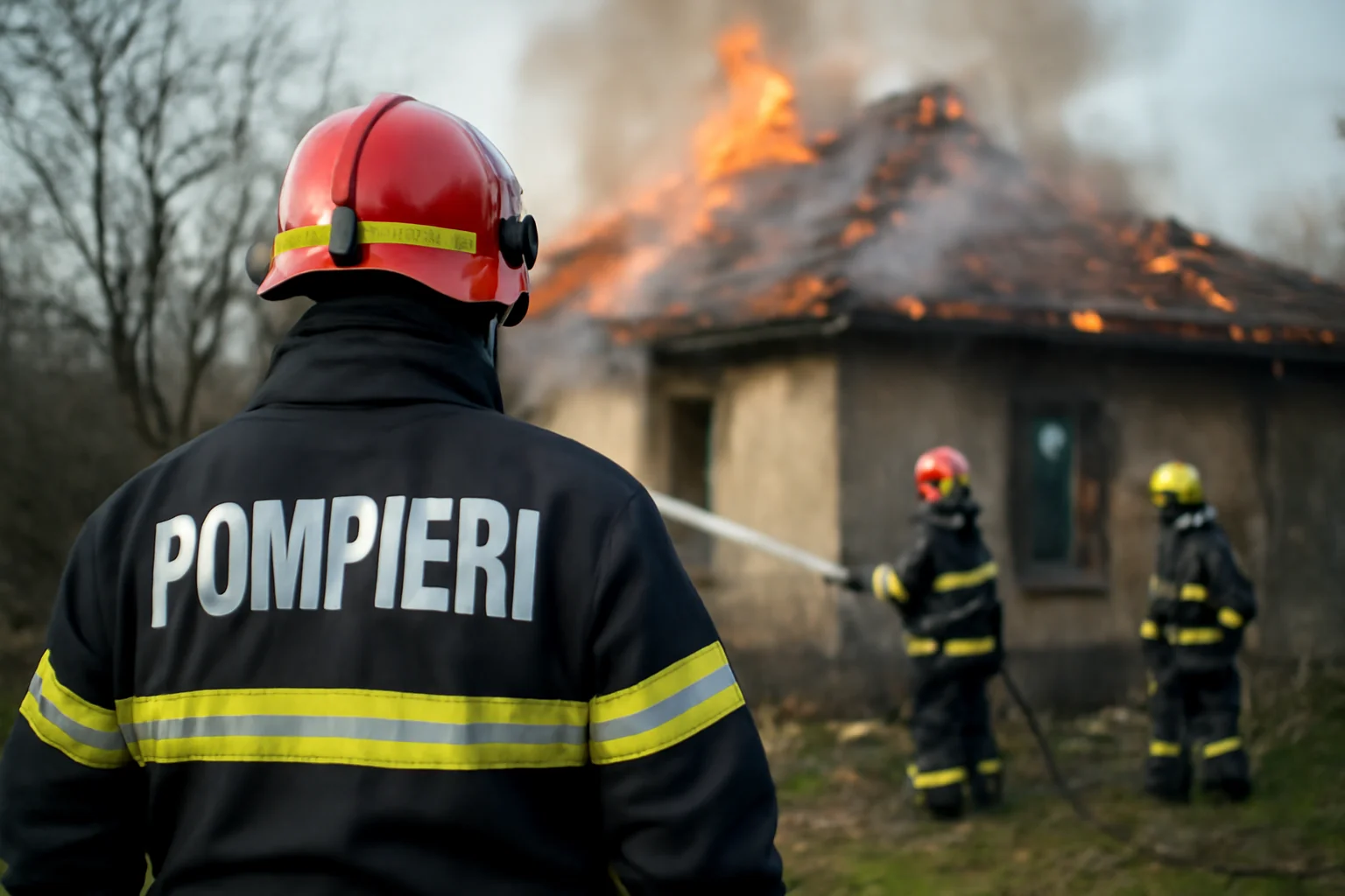 Intervenție de noapte la Satu Mare: incendiu la o locuință, fără victime raportate