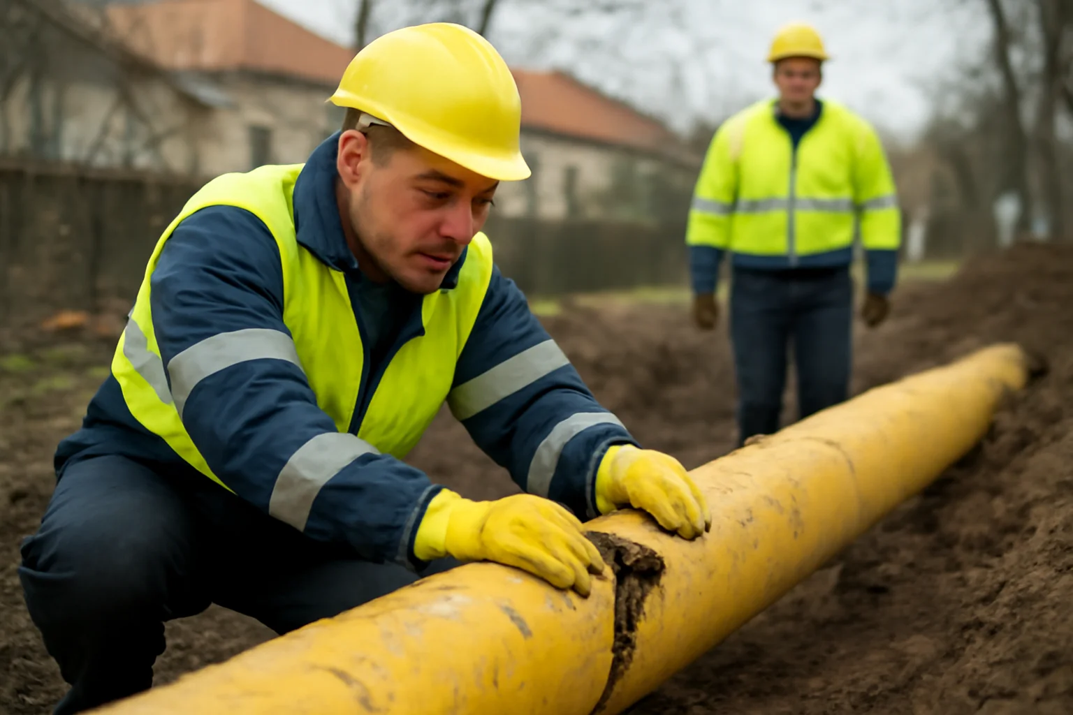 Intervenție la o țeavă de gaz fisurată în Satu Mare, pericol de explozie prevenit