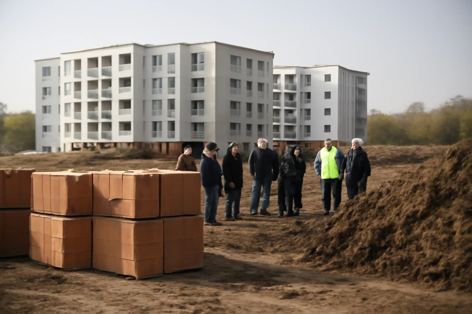 Lucrări demarate la blocuri de cinci etaje pe fostul lac Pescăruș din Satu Mare