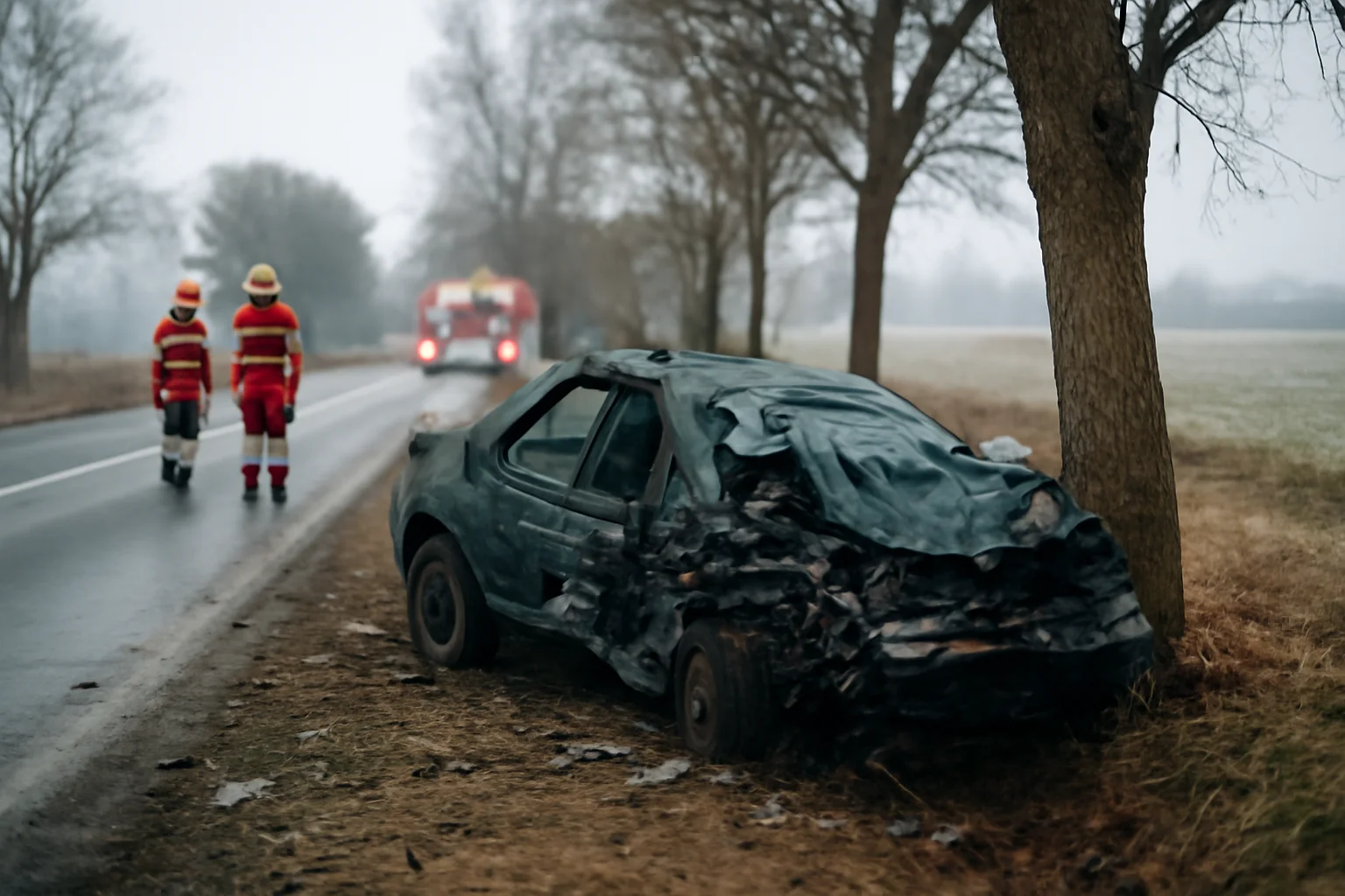 Mașină proiectată într-o locuință în dimineața de Crăciun, la Satu Mare