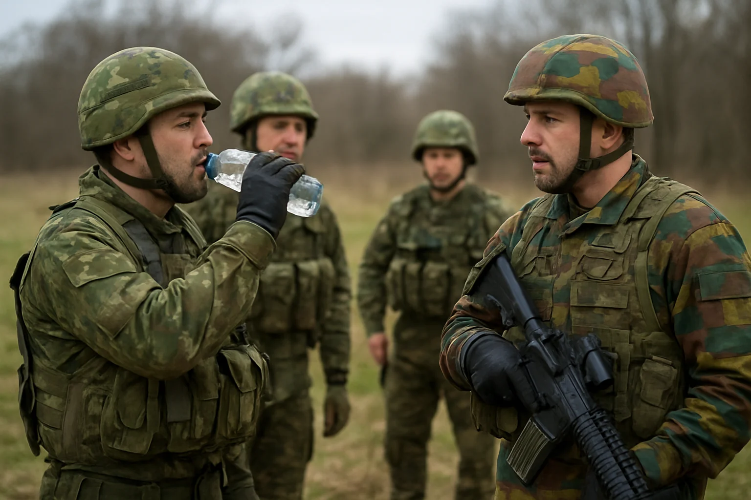 Militari sătmăreni, exercițiu geniu cu trupe belgiene