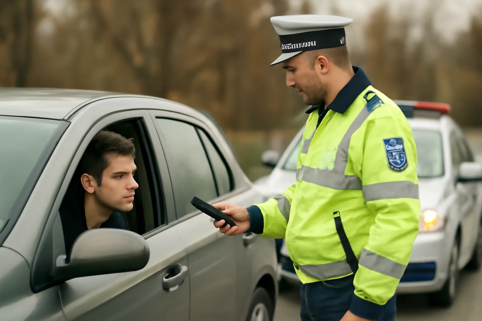 Minor reținut în trafic la Negrești pentru abateri grave