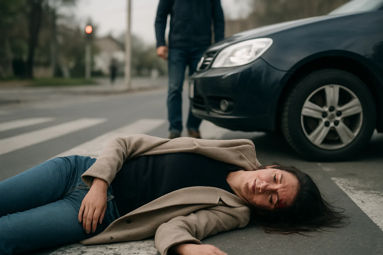 O șoferiță din Micula a părăsit locul unui accident rutier în Satu Mare, după ce a lovit un pieton