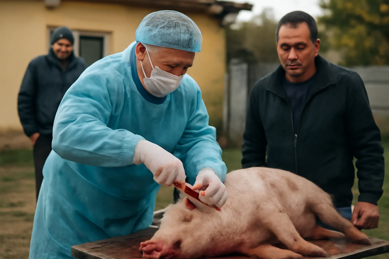 Sacrificarea animalelor sub control sanitar-veterinar în Satu Mare în 2025: raport oficial DSVSA