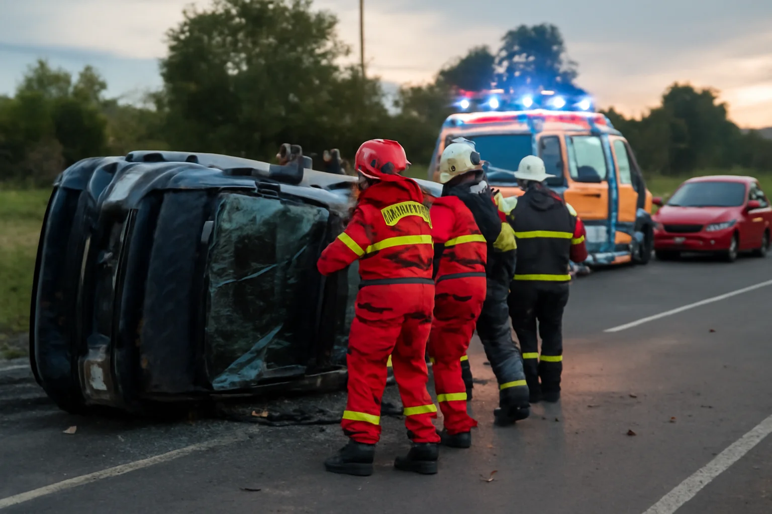 Șase persoane rănite într-un grav accident rutier produs joi seara la Livada
