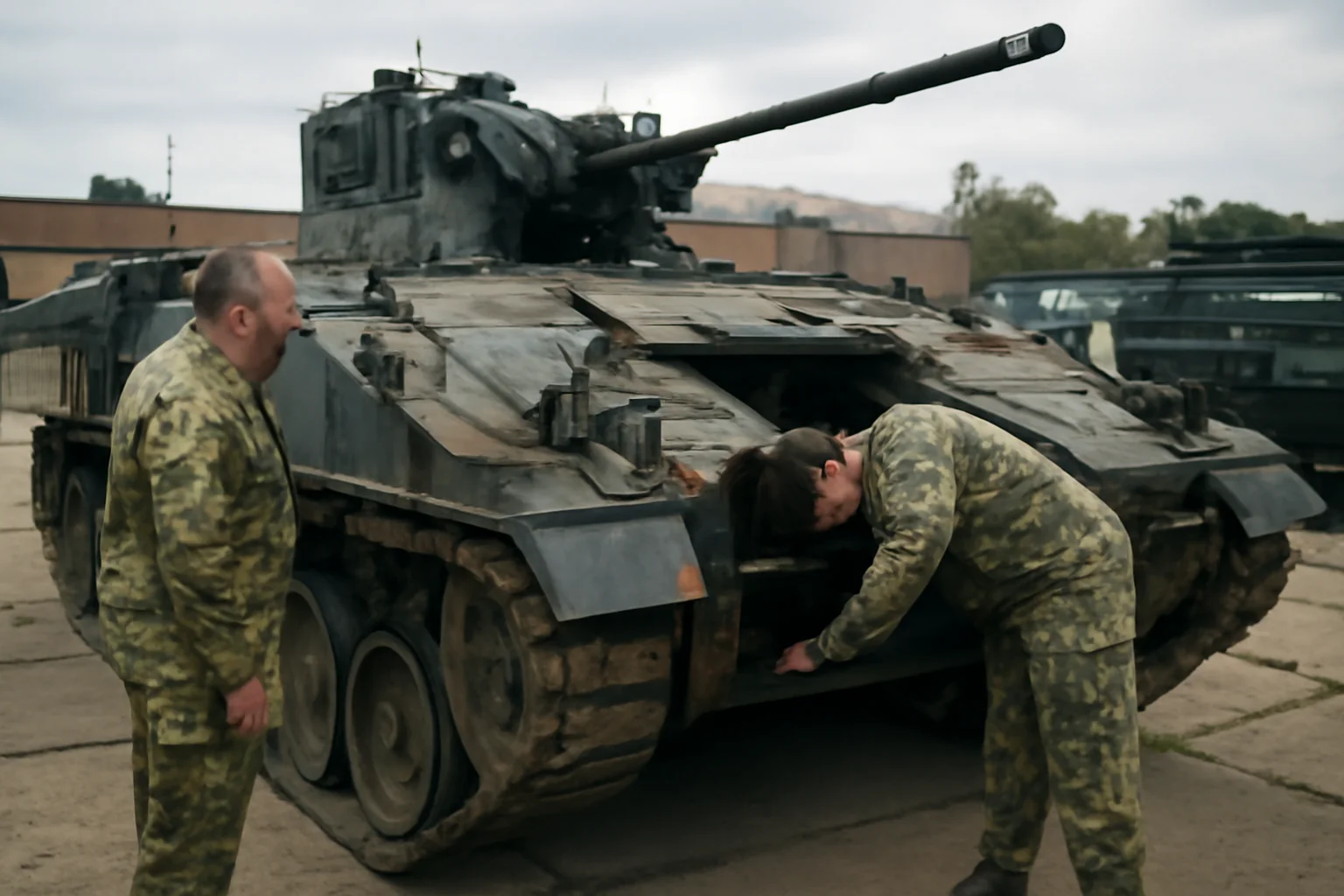Satu Mare, nou centru logistic militar pentru reparația blindatelor Marder