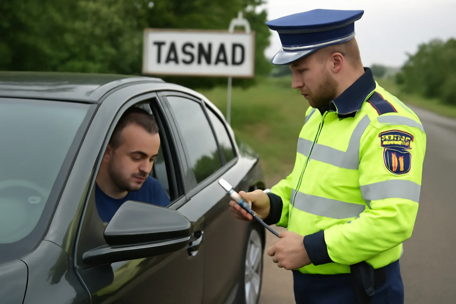 Șofer depistat băut la volan în Tășnad, anunță IPJ Satu Mare