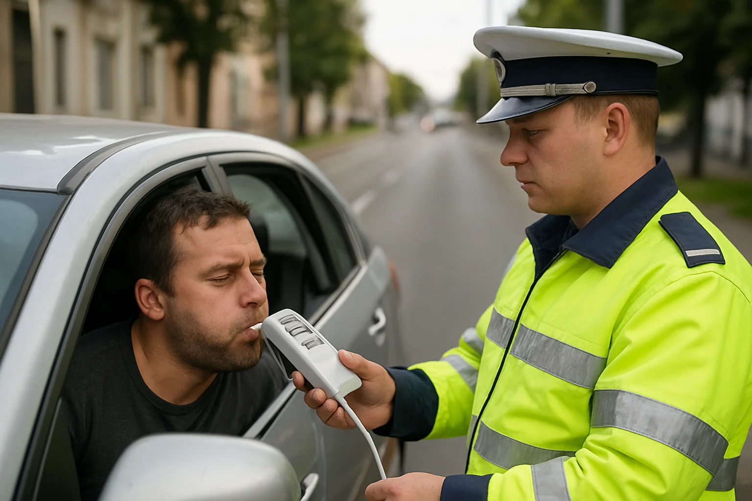 Șofer depistat băut la volan pe Podul Golescu