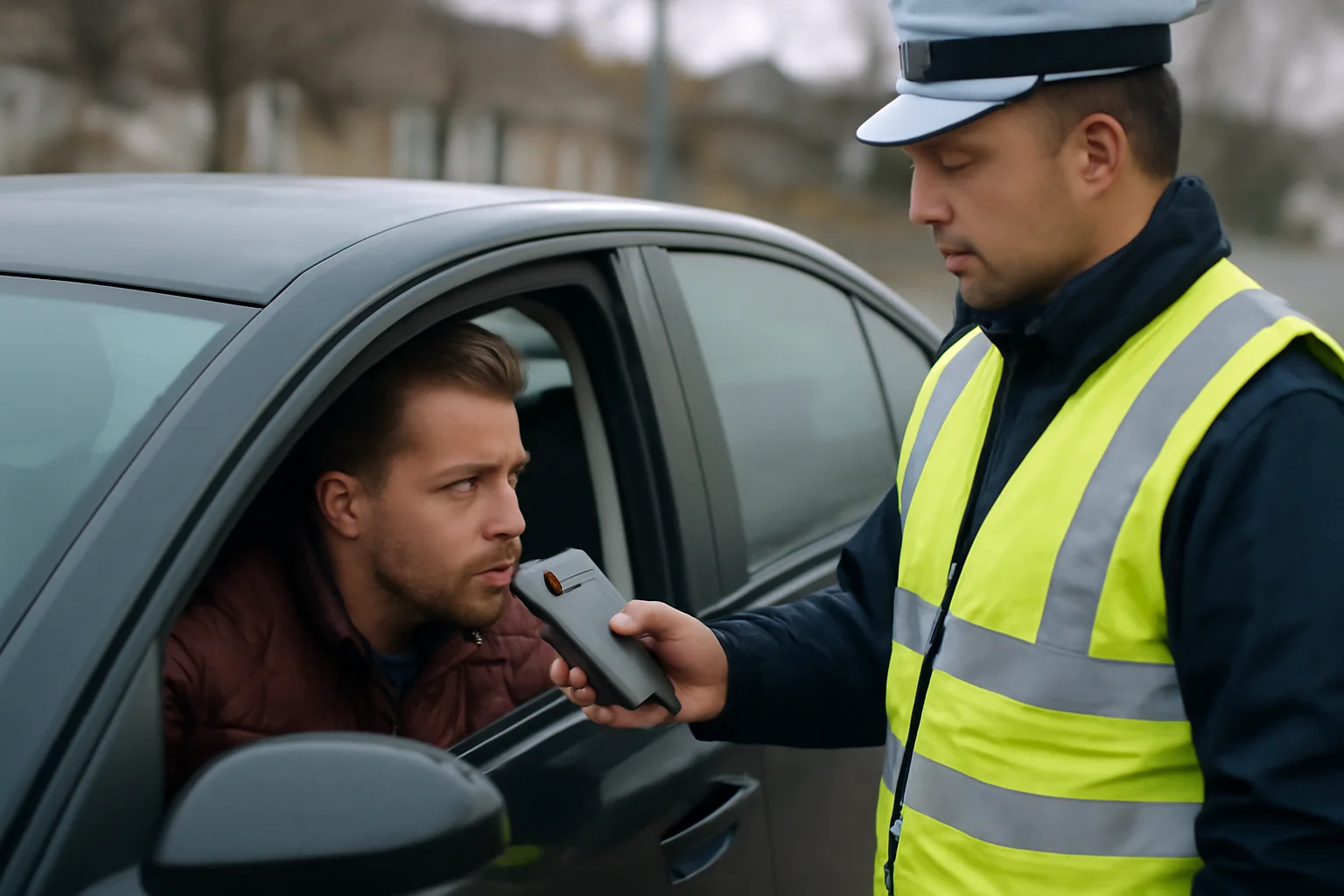 Șofer depistat în trafic sub influența alcoolului la Tășnad, în județul Satu Mare