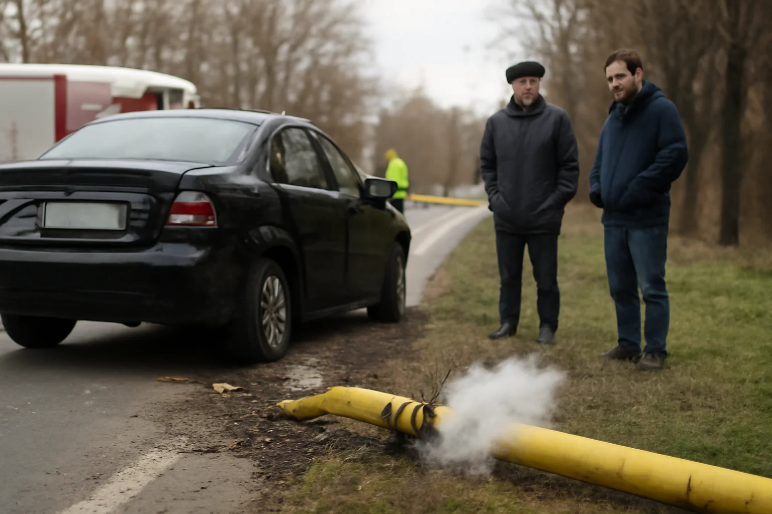 trafic blocat după incident