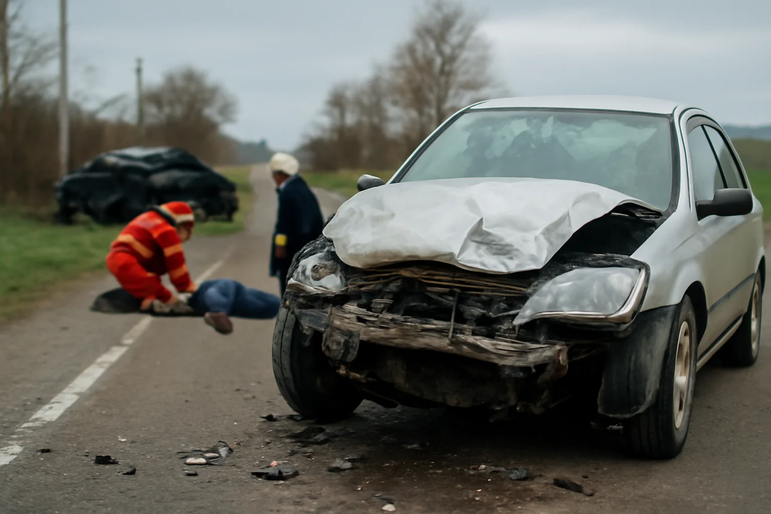 Trei persoane au murit într-un accident rutier grav lângă Băbești, județul Satu Mare