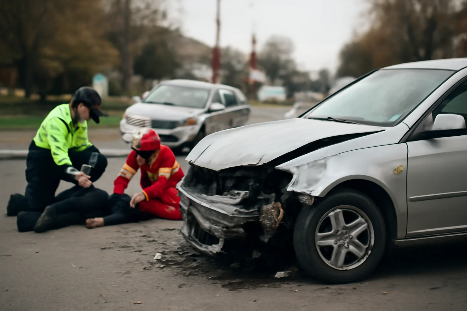 Trei persoane rănite într-un accident rutier la o intersecție aglomerată din Satu Mare